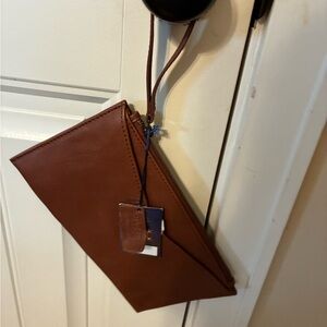Wristlet wallet brown Rachel NWT